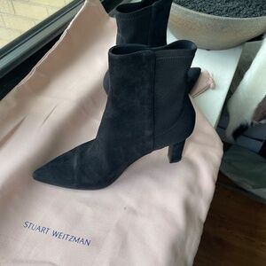 Stuart Weitzman suede booties
